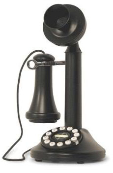 old fashioned telephone